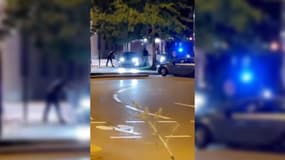 Vienne:  des policiers interceptent une voiture volée après une course-poursuite -Témoin BFM Lyon