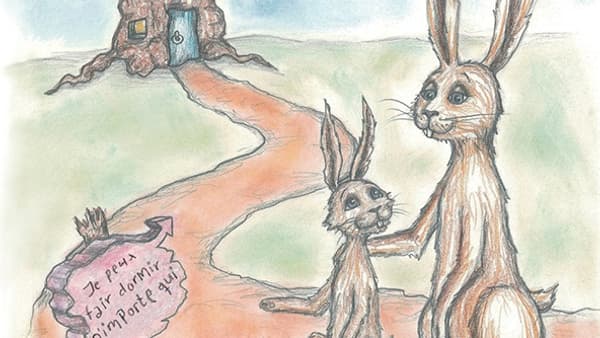 L'édition française du "Lapin qui voulait d'endormir". L'édition française du "Lapin qui voulait d'endormir".