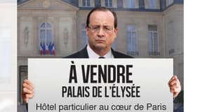 Le site de crowdfunding Crowdimo.fr s'est offert un coup de pub remarqué la semaine dernière, avec la publication dans la presse de ce photo-montage représentant François Hollande sur une pleine page.