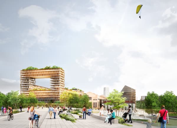 Le futur village olympique accueillera plus de 15.000 athlètes Le futur village olympique accueillera plus de 15.000 athlètes