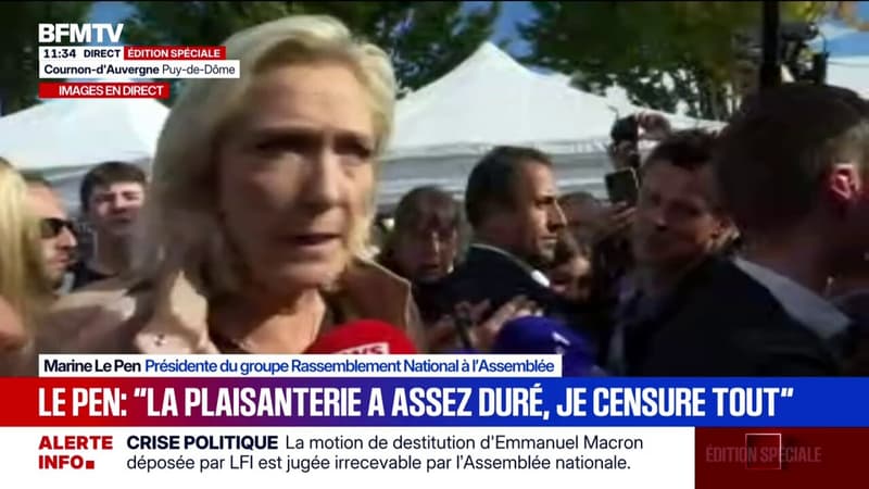 Crise politique: le RN représente la 