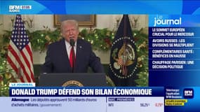 Donald Trump défend son bilan économique