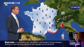La météo pour ce vendredi 4 décembre 2020