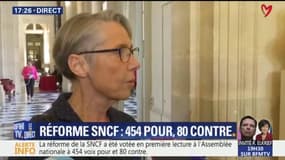 Vote de la réforme SNCF: "C’est une réforme indispensable", déclare Borne 