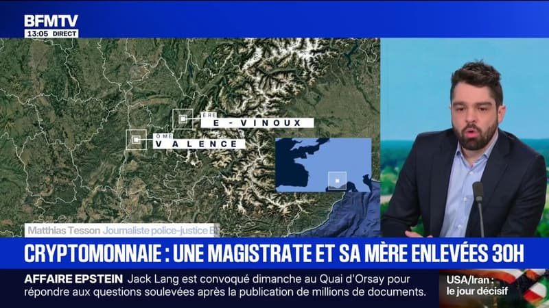 Cryptomonnaie: une magistrate et sa mère enlevées pendant 30 heures en Isère, les deux femmes retrouvées