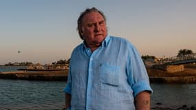 L'acteur Gérard Depardieu le 24 octobre 2020 en Egypte