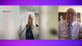 Abdallah Zekri, vice-président du Conseil français du culte musulman (à droite) sur RMC et RMC Story le 19 février 2024
