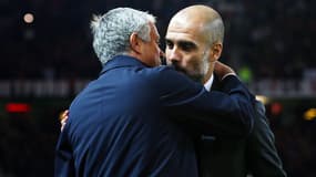 José Mourinho et Pep Guardiola en 2016
