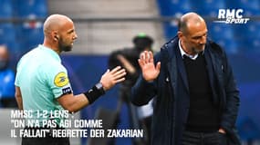 MHSC 1-2 Lens : "On n’a pas agi comme il fallait" regrette Der Zakarian 