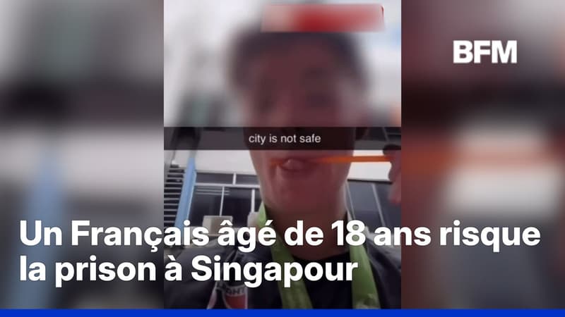 Singapour: un Français âgé de 18 ans risque la prison pour avoir léché une paille