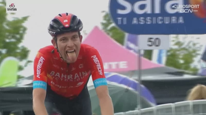 Giro (6e étape): Mäder le plus fort sous la pluie, Valter nouveau leader