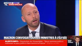 Dissolution de l'Assemblée nationale: Emmanuel Manon fait "un choix de responsabilité", affirme Stanislas Guerini