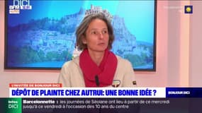 Violences conjugales: pour Delphine Defrade, directrice du centre d'information du droit des femmes et des familles des Hautes-Alpes, le dépôt de plainte à domicile est "plutôt positif, s'il y a les moyens pour le faire"