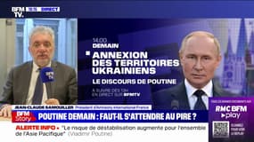 Jean-Claude Samouiller, président d'Amnesty international France: Les référendums en Ukraine sont "une preuve de plus du mépris de Poutine pour le droit international" 