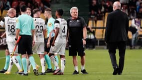 Laszlo Bölöni lors de Metz-Guingamp