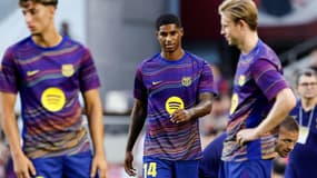 Marcus Rashford avec le FC Barcelone le 27 juillet 2025 au Japon