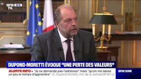 "Ensauvagement": Éric Dupond-Moretti n'est "pas à l’aise avec ce terme"