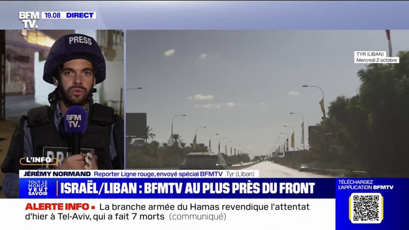 Tyr, ville fantôme dans le sud du Liban: BFMTV au plus près du front