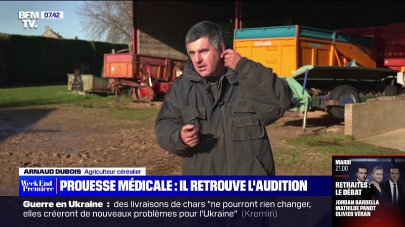Une procédure inédite de l'AP-HP a permis de soigner l'ouïe et la paralysie faciale de cet agriculteur