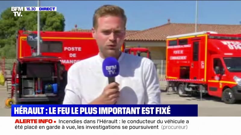 Incendie dans l'Hérault: le feu est fixé, les habitants évacués sont rentrés chez eux