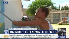 À Marseille, des parents d'élèves rénovent eux-mêmes leur école maternelle
