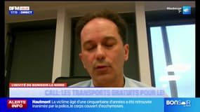 Sylvain Robert, maire PS de Lens, évoque la gratuité des bus Tadao pour les abonnés