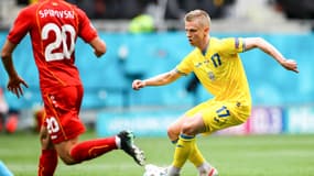 Oleksandr Zinchenko avec l'Ukraine pendant l'Euro 2021