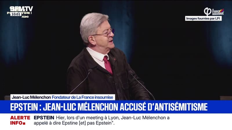 "J'ai ironisé": Jean-Luc Mélenchon accusé d'antisémitisme après ses propos sur la prononciation du nom de Jeffrey Epstein