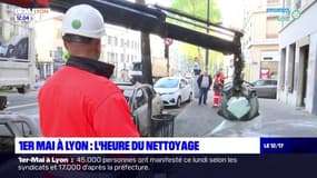1er-Mai: l'heure du nettoyage à Lyon