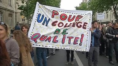 Réforme du collège: les professeurs manifestent partout en France