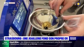 Strasbourg: une joaillerie fonde son propre or