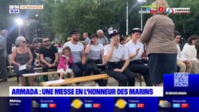 Armada de Rouen: une messe célébrée en l'honneur des marins