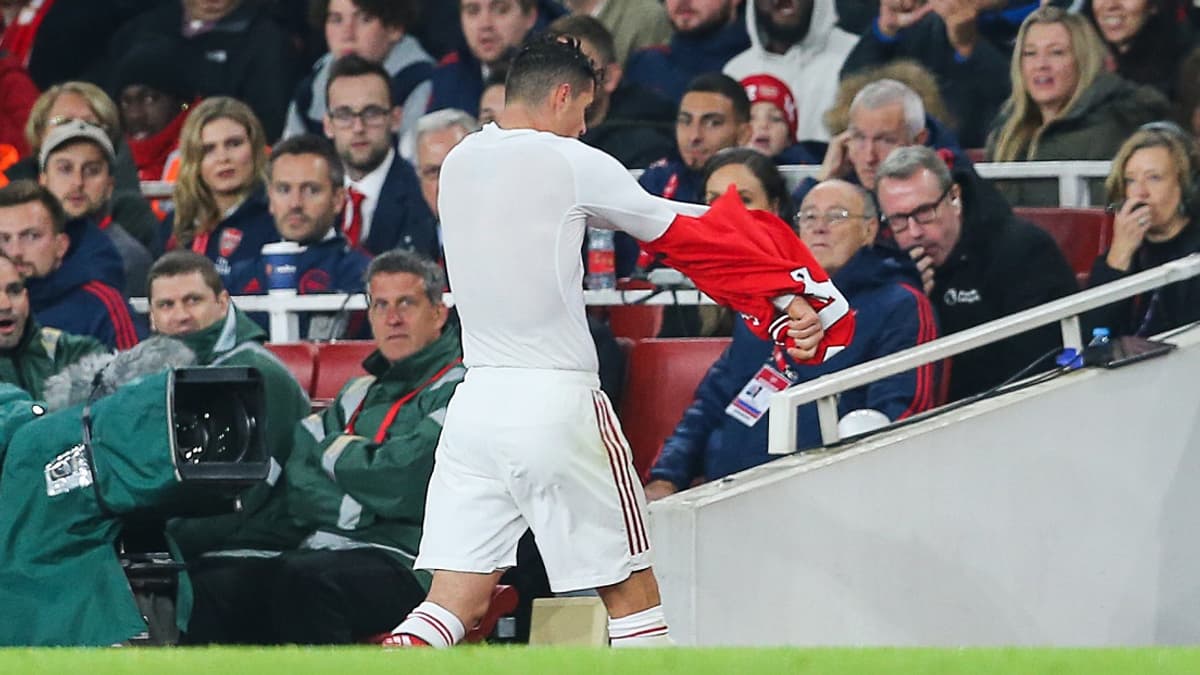Granit Xhaka lors de sa sortie houleuse contre Crystal Palace en octobre 2019. Granit Xhaka lors de sa sortie houleuse contre Crystal Palace en octobre 2019.