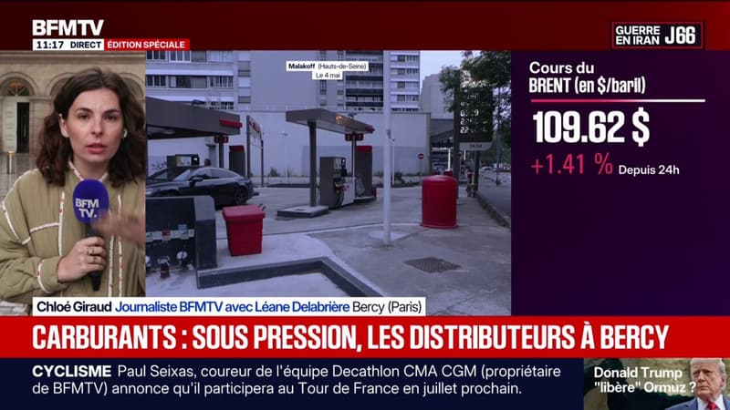 Carburants: sous pression, les distributeurs reçus à Bercy
