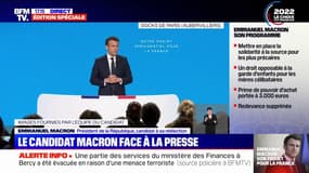 Emmanuel Macron à propos d'Éric Dupond-Moretti: "Je n'aurais pas servi la démocratie en répondant de manière automatique à la mise en examen du garde des Sceaux"
