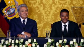 Lenin Moreno (à gauche), le président équatorien