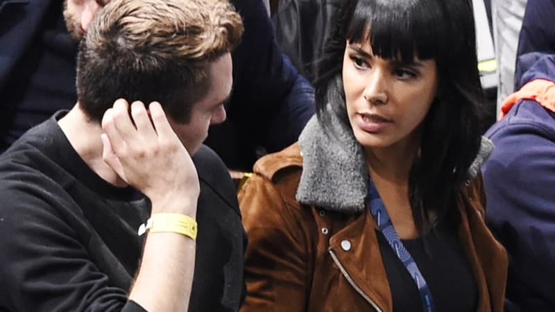 Shy'm hier dans les tribunes de l'AccorHotels Arena.