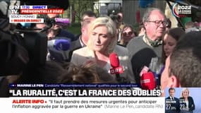 Marine Le Pen: "La ruralité fait partie de cette France des oubliés"