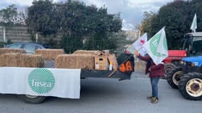 Des agriculteurs mobilisés à Draguignan le 27 novembre 2024