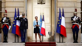 Elisabeth Borne à Matignon le 16 mai 2022