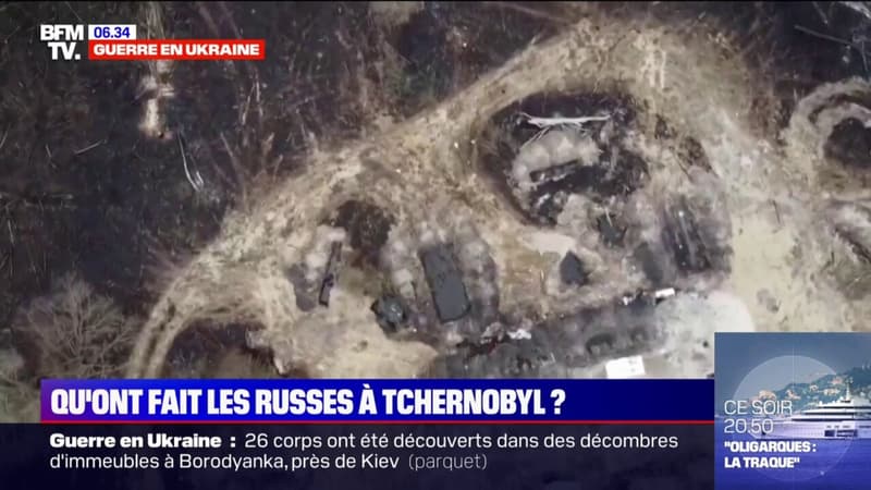 À Tchernobyl, les Russes ont creusé des tranchées dans des zones hautement radioactives