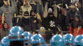 Les supporters serbes à Gènes