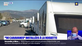 Gens du voyage: 90 caravanes installées à La Roquette-sur-Siagne