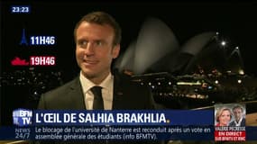 L’œil de Salhia: Emmanuel Macron a passé son 1er mai en Australie