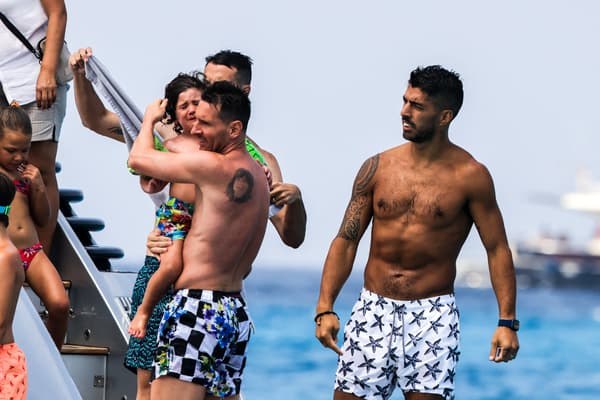 Messi y Suárez de vacaciones 