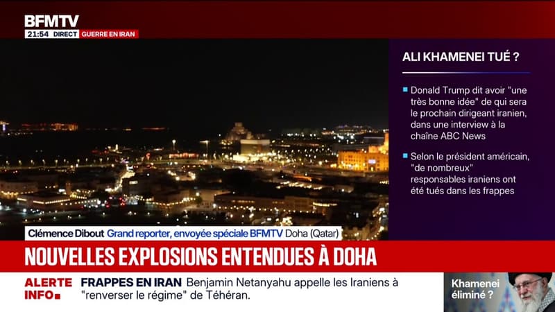 Des nouvelles explosions ont été entendues à Doha au Qatar