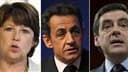 Les Français préfèrent François Fillon à Nicolas Sarkozy et placent également Martine Aubry devant le chef de l'Etat, selon le tableau de bord Ifop pour Paris Match. /Photo d'archives/REUTERS