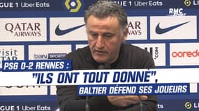  PSG 0-2 Rennes : "Ils ont tout donné", Galtier prend la défense ses joueurs