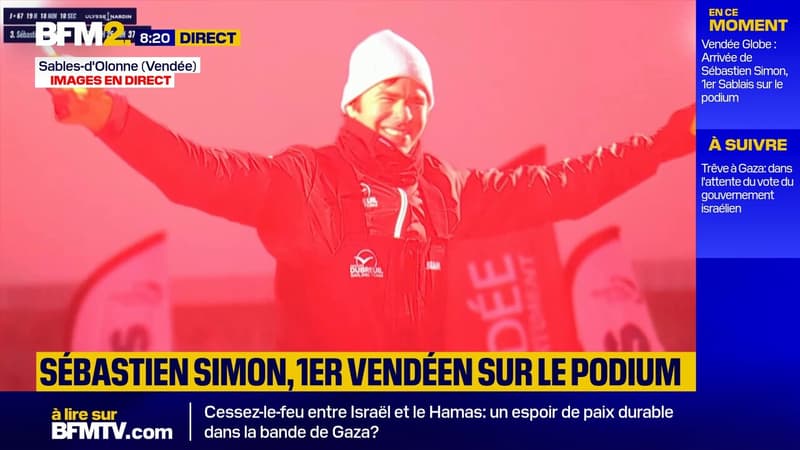 La troisième place du Vendée Globe remportée par Sébastien Simon