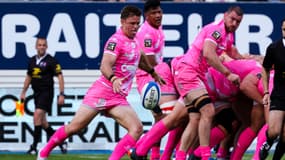 Rory Kockott avec le Stade Français pendant un match de Top 14, le 1er juin 2024